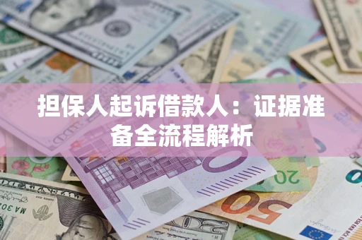 北京担保人起诉借款人：证据准备全流程解析